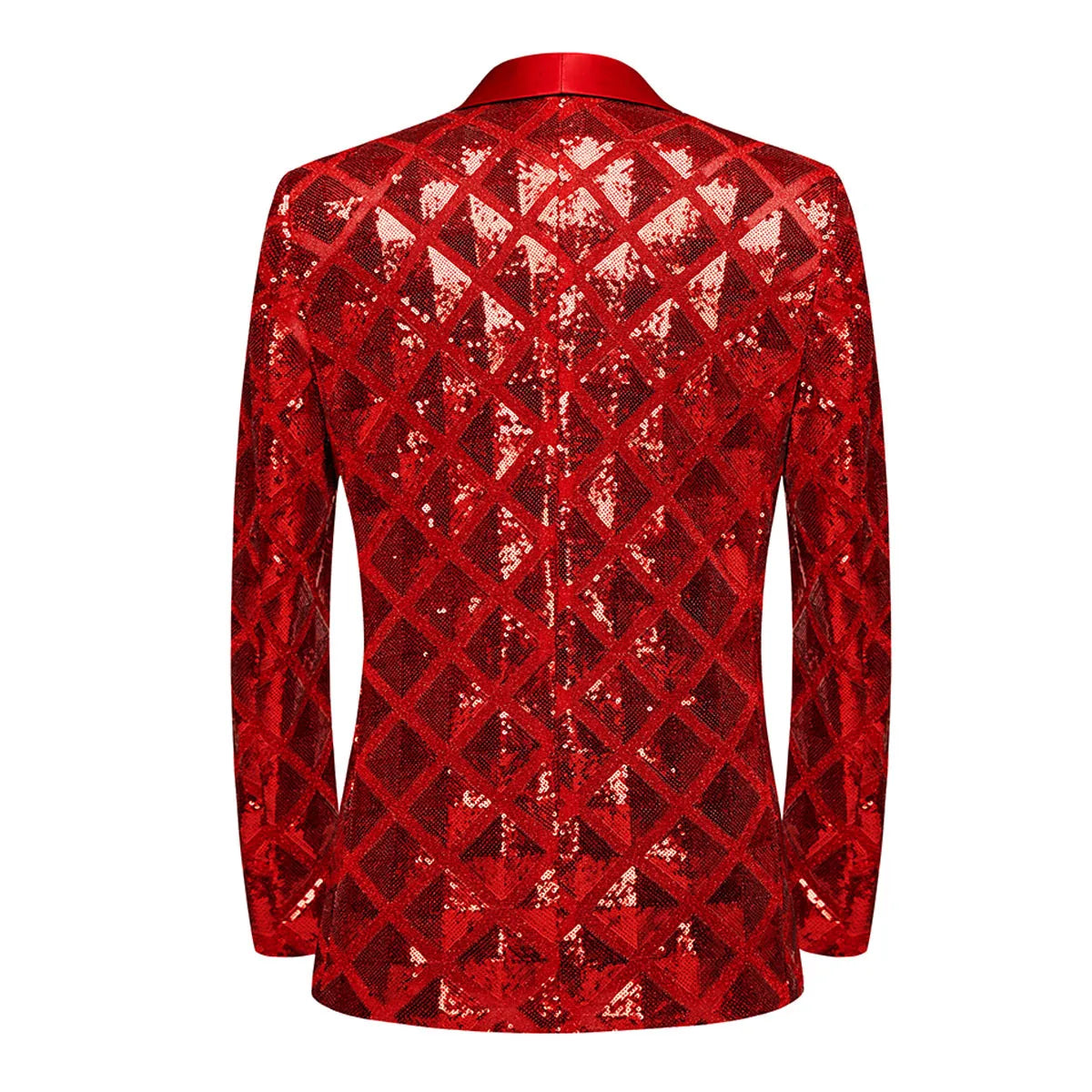 2023 New High Quality Handsome Fashion Boutique Men's Stereo Square Sequin Casual Dance Suit Jacket Boutique Fashion Suit Jacket