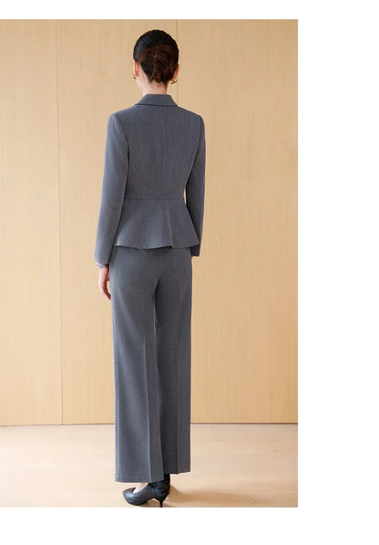 Fashion professional women's high-quality two-piece pants+blazers, exquisite elegant, new products for autumn winter 2025