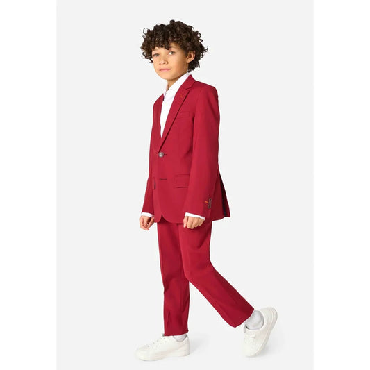 Kids Clothes Fashion Single Breasted Solid Color Children's Clothing 2 Piece Chic Notch Lapel Daily Casual Wedding Boy Suits