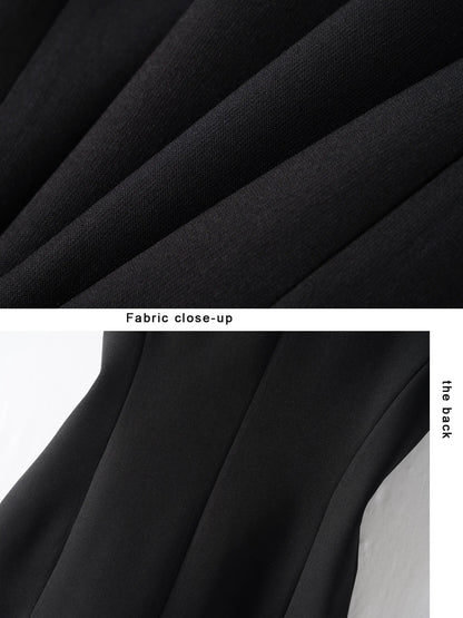 Fashionable Spring and Autumn Sleeveless Suit Vest for Women's Workplace Elegant Versatile Slim Suit Collar Vest Top Jacket