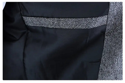 Blazer Men's Fashion Business Gentleman Groom Professional Gentleman Form-fitting Versatile Casual Formal Wear High-end Blazer
