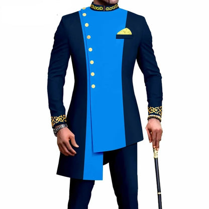 Double Breasted Suits For Men Luxury Formal Prom Party Wedding Costume Hombres Peaked Lapel Jacket Pants Two Piece Masculinos