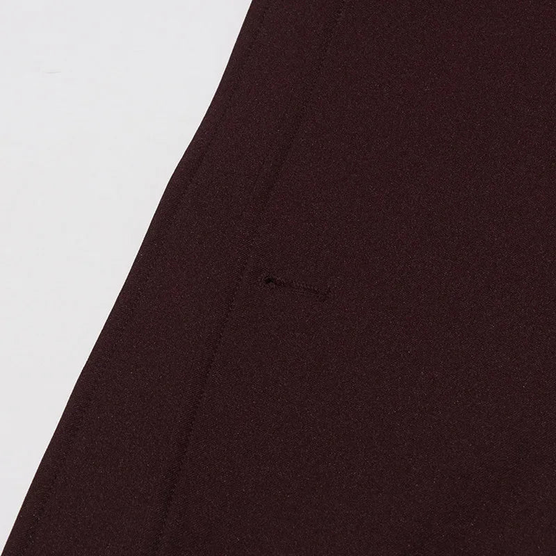 Spring Autumn New Women Blazer V-neck Single Button Asymmetric Solid Color Scarf Collar Fashion Elegant Trendy Coat HK17099