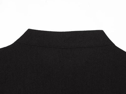 Button Up Vest Tops For Women Sleeveless Office Wear Khaki Crop Black Top Slim Fit Casual Waistcoat Top Zip Up Women’s Tops