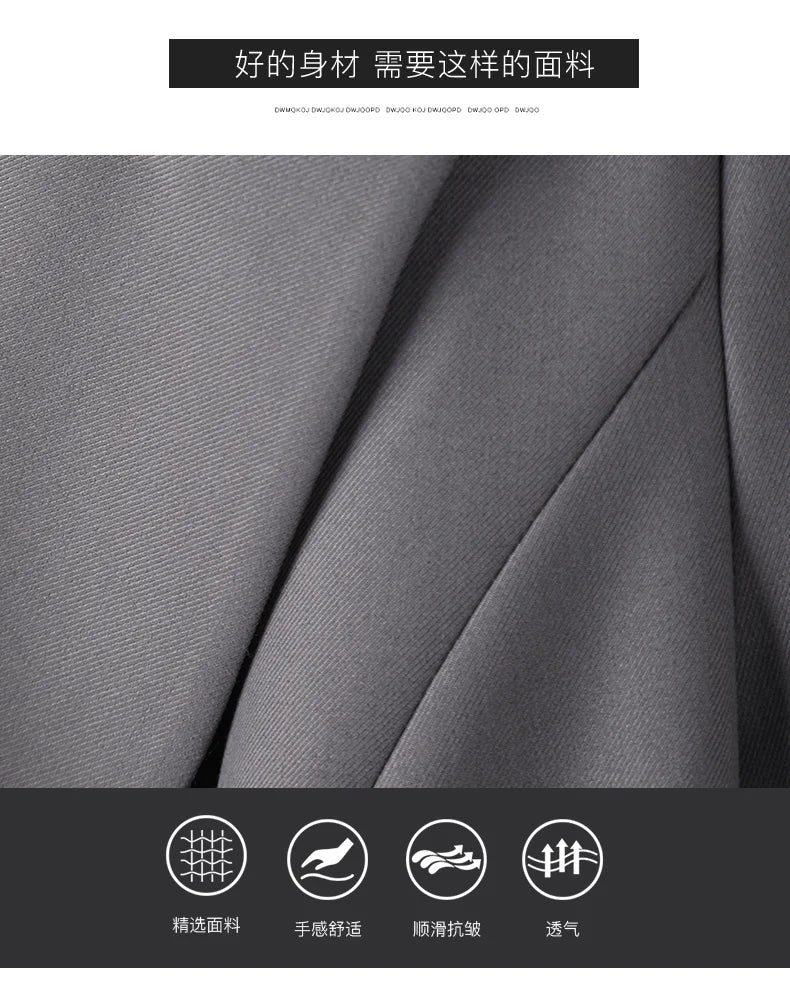 Professional Long-Sleeved Trouser Suits for Women, Fashionable Trousers, High Quality, Show, Elegant, New, Autumn and Winter