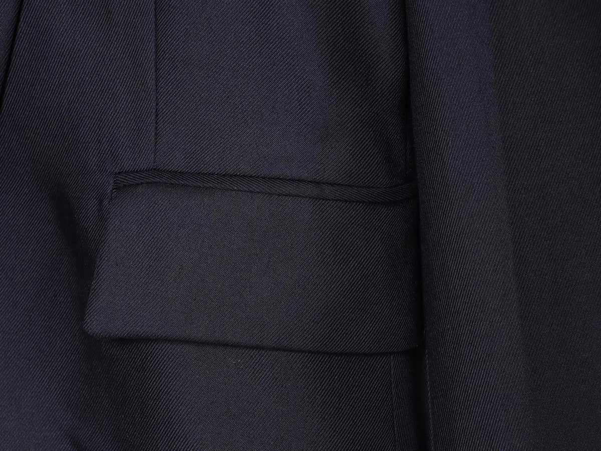 Elegant Casual Chic Women Blazer NavyBlue Buttons Stand Collar Slim Blazer Fashion 2026 Spring Summer Office Lady Blazer