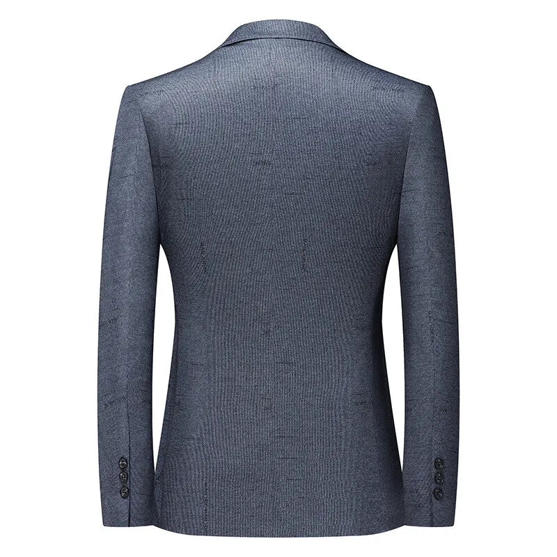 Blazer Men's Fashion Gentleman Business Slimming Performance Banquet Hosting Casual Wedding Anti-wrinkle No-ironing Blazer