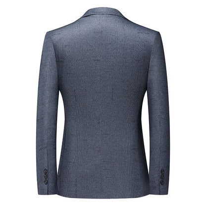 Blazer Men's Fashion Gentleman Business Slimming Performance Banquet Hosting Casual Wedding Anti-wrinkle No-ironing Blazer