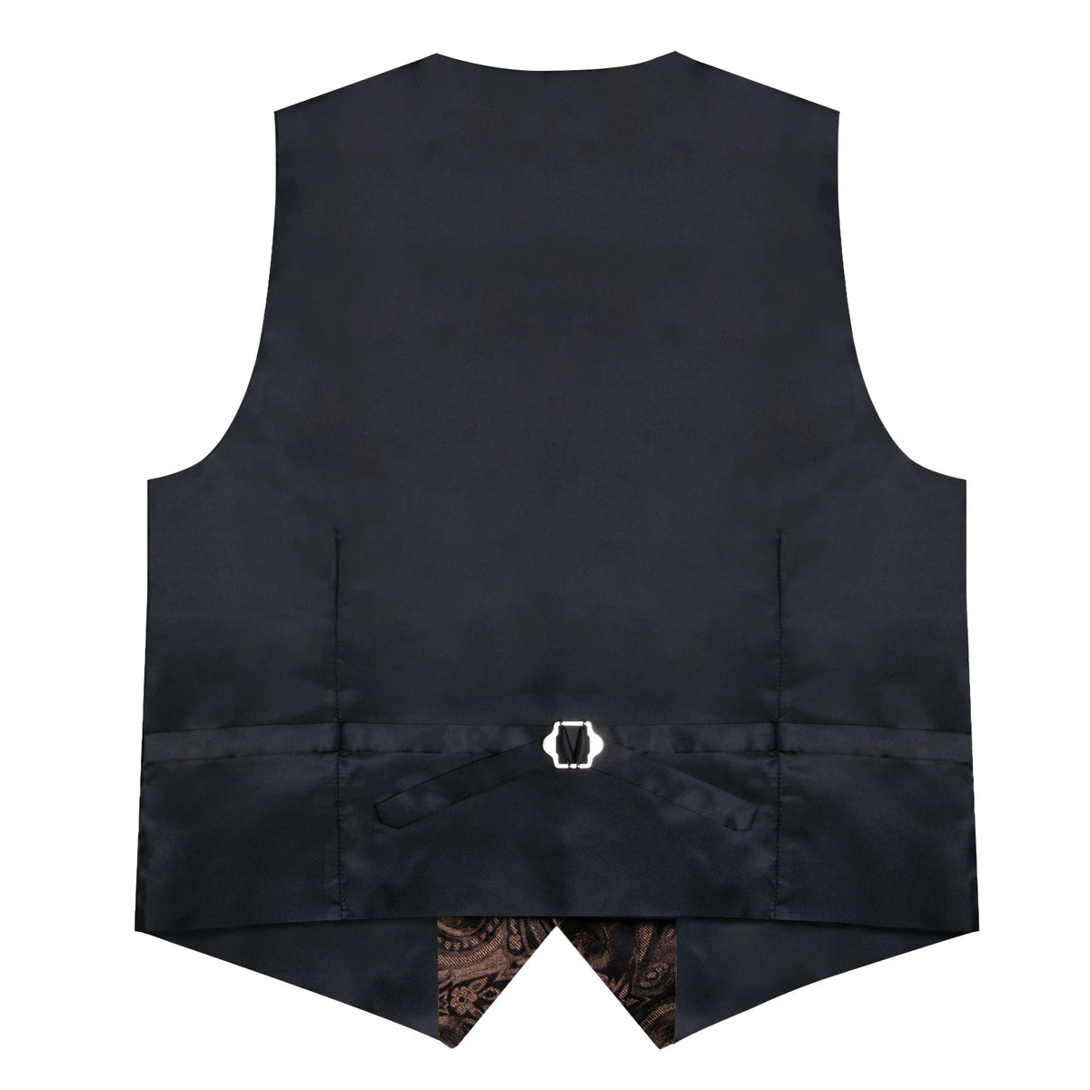 Men's Paisley Suit Vest – Single-Breasted Waistcoat with Tie, Handkerchief & Cufflinks for Weddings & Banquets