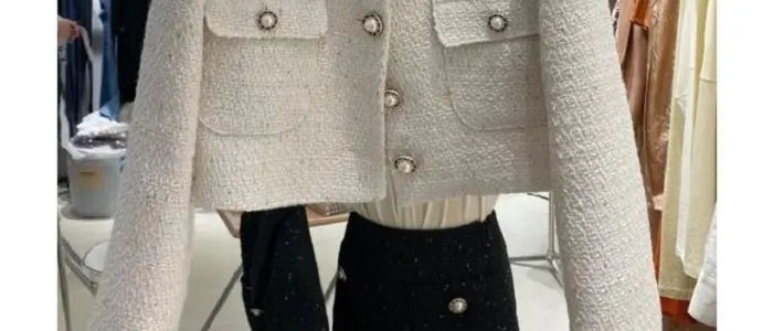 Fashionable Short Tailored Jacket Women's Loose Fit Perfume Style Korean Version Spring Autumn New Popular West Suit Top
