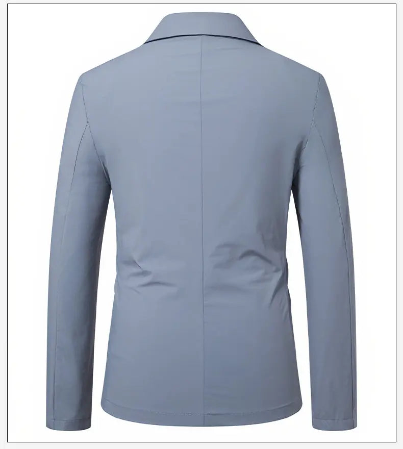 Sun Protection Lightweight Blazer - Fashionable Business Outdoor Travel Wedding Casual Korean Style Men's Lightweight Blazer