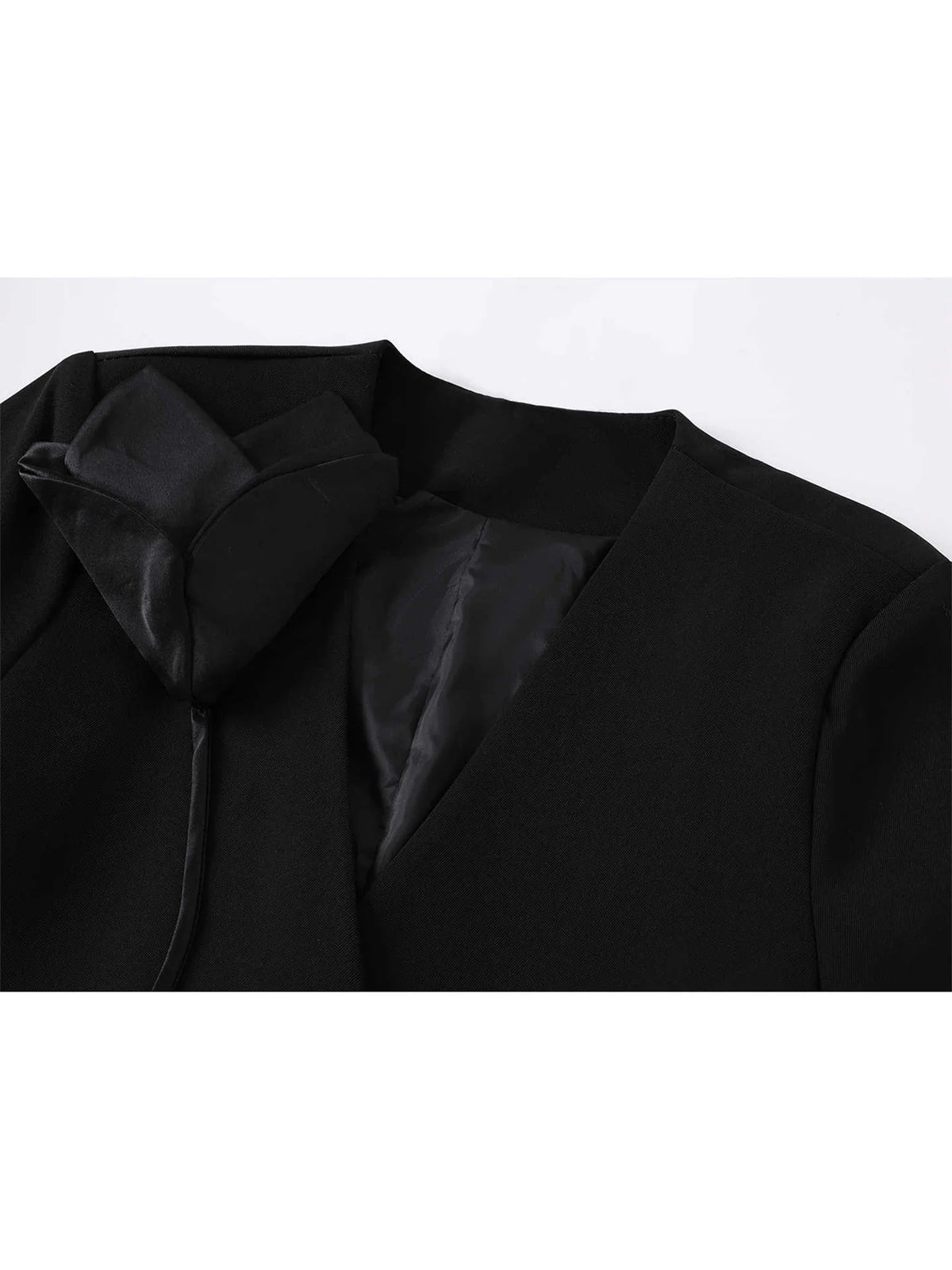 Women Black Gothic Blazer Jacket Vintage Long Sleeve Outerwear 3D Floral Casual Suit Coat Harajuku Y2k Emo 2000s Clothes Autumn